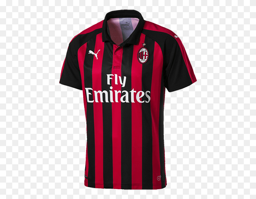 453x594 Puma Ac Milan Adults Home Jersey Arsenal, Clothing, Apparel, Shirt HD PNG Download
