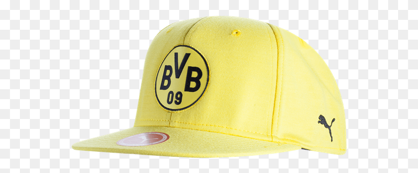 555x289 Descargar Png Puma Borussia Dortmund Logo Cap 1718 Borussia Dortmund, Ropa, Ropa, Gorra De Béisbol Hd Png