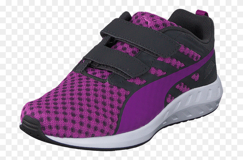 705x492 Puma Children Flare V Kids Purple Cactus Flower Periscope Sneakers, Clothing, Apparel, Shoe HD PNG Download