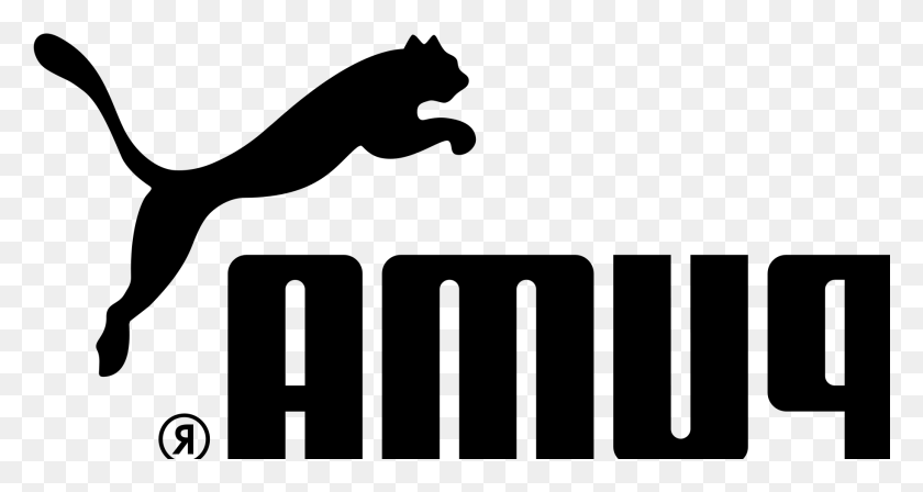 1827x911 Puma Logo Puma Logo D Puma Logo Svg, Gray, World Of Warcraft HD PNG Download
