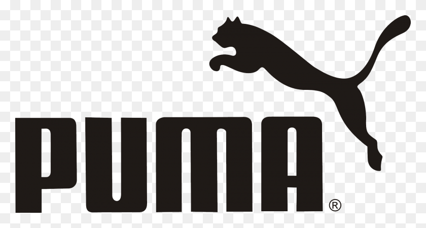 2100x1048 Логотип Puma, Логотип Спортивного Бренда, Кошка, Домашнее Животное, Млекопитающее, Hd Png Скачать