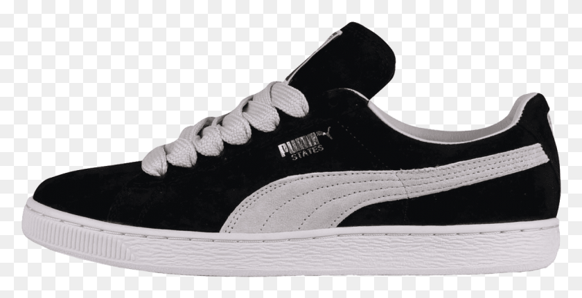 1161x553 Puma States Black White Tenis Polo Blanco Con Negro, Shoe, Footwear, Clothing HD PNG Download