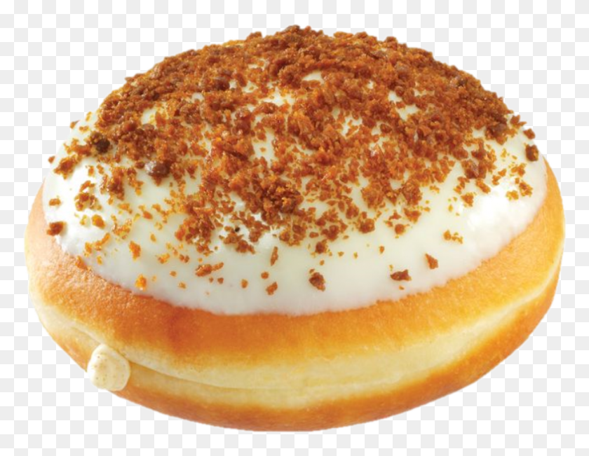 786x596 Pumpkin Cheesecake Donut Krispy Kreme, Bread, Food, Bun HD PNG Download
