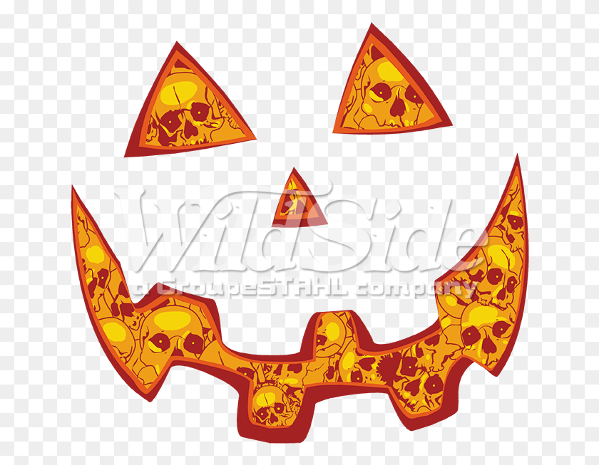 644x593 Pumpkin Face Emblem, Text, Symbol HD PNG Download
