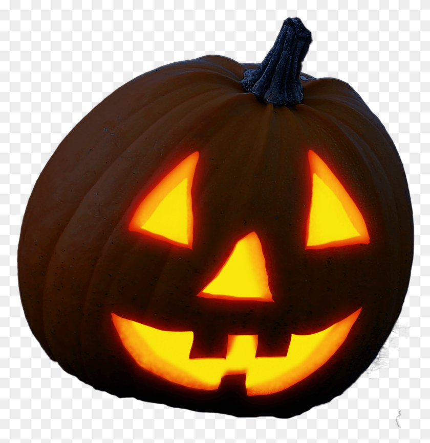 1237x1280 Pumpkin Face Halloween Abobora Halloween, Lamp, Plant, Vegetable HD PNG Download
