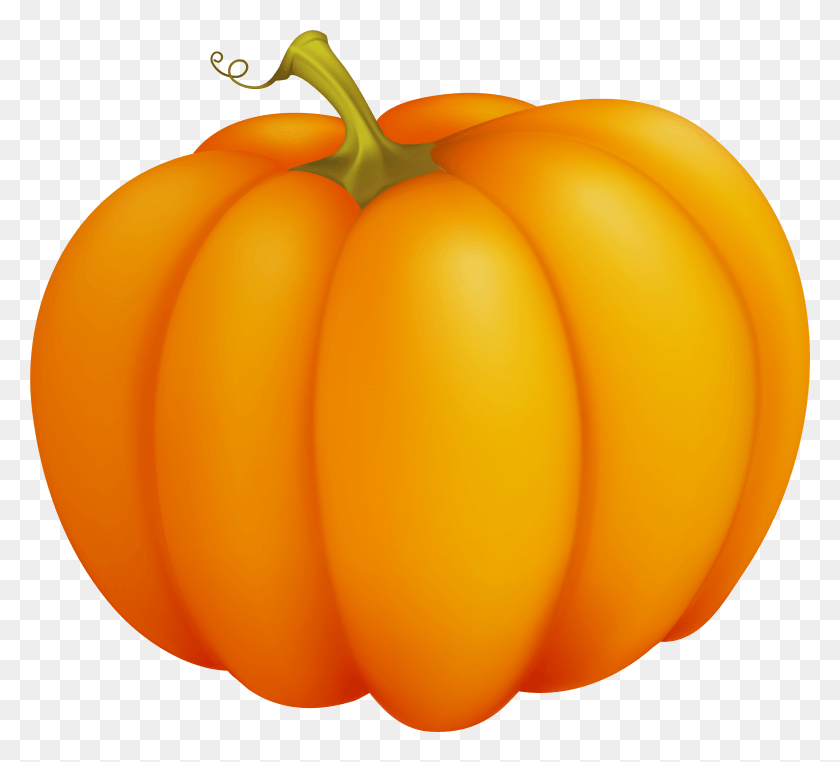 3788x3414 Pumpkin Large Clipart Image, Plant, Vegetable, Food HD PNG Download