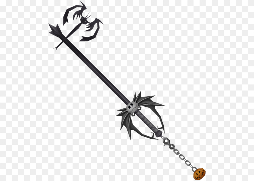 Pumpkinhead Kingdom Hearts Pumpkinhead Keyblade, Sword, Weapon, Blade, Dagger Sticker PNG