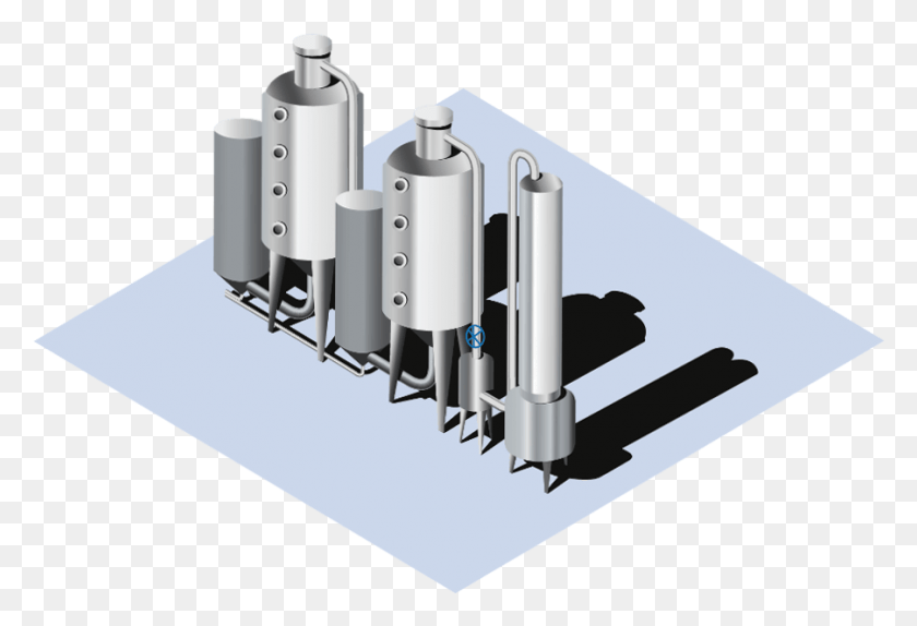 901x594 Pumps For Evaporation Silo, Building, Factory, Cylinder HD PNG Download