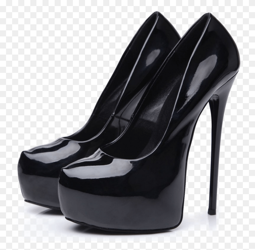801x785 Pumps Heels High Quality Image Black High Heels, Clothing, Apparel, Shoe HD PNG Download