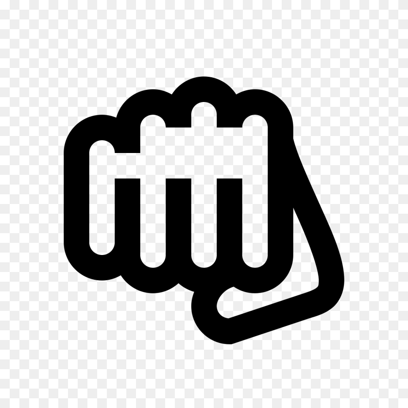 Punch Icon, Gray Clipart PNG