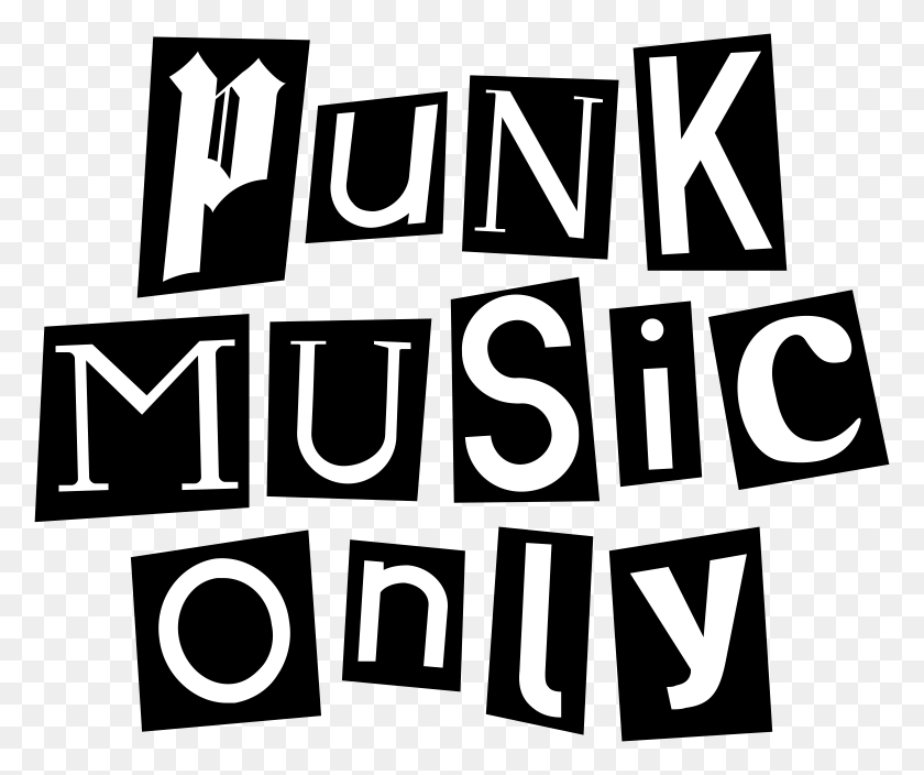 778x644 Punk Black And White, Text, Number, Symbol HD PNG Download