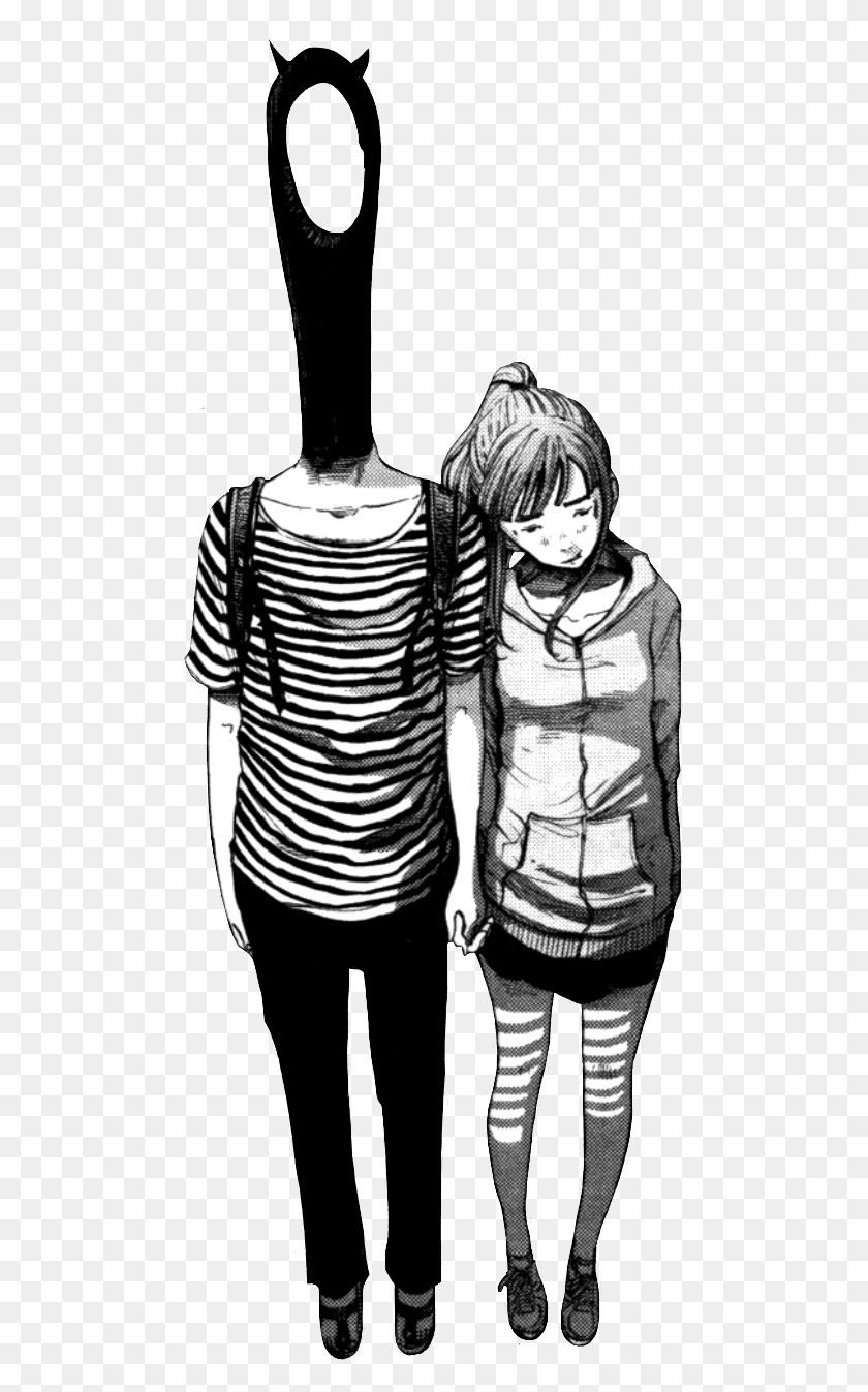488x1287 Punpun With Aiko Holding Hands, Clothing, Apparel, Sleeve HD PNG Download