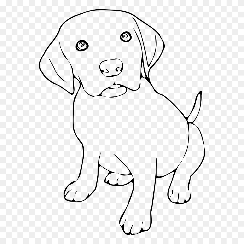 574x780 Pup Black And White Puppy Black And White, Gray, World Of Warcraft HD PNG Download