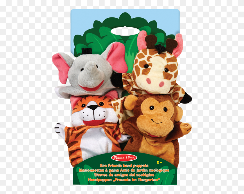 485x609 Puppet Hand Set Zoo Friends Melissa And Doug Zoo Puppets, Plush, Toy, Teddy Bear HD PNG Download