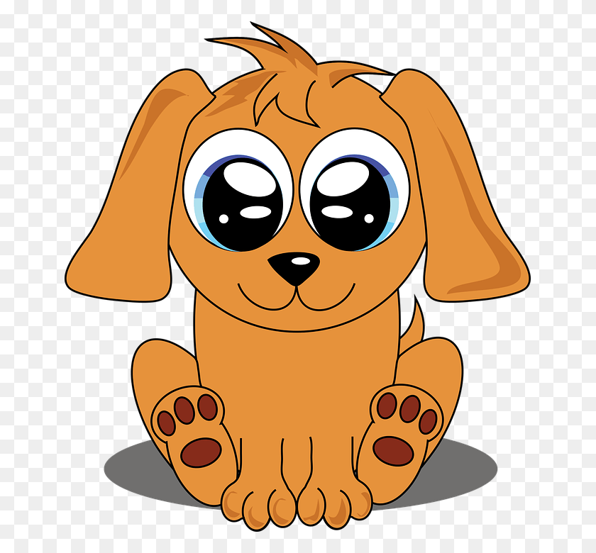 657x720 Puppy Cute Adorable Digital Cartoon Dog Animal Adorable Cute Cartoon Puppies, Face, Hound, Dog HD PNG Download