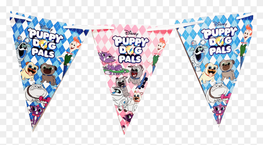 1451x752 Puppy Dog Pals Birthday Party Banner Balloon Balloons Pajamas, Clothing, Apparel, Underwear HD PNG Download