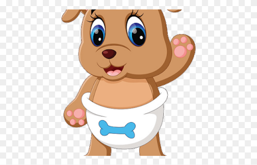 440x481 Puppy Images Cartoon Puppy Dog Cartoon, Toy, Mammal, Animal HD PNG Download
