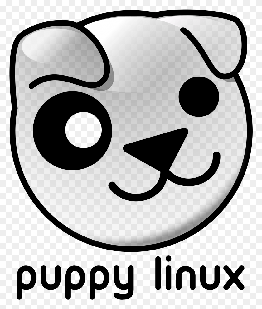 1823x2182 Descargar Png Puppy Logo Wi Puppy Linux Logotipo, Símbolo, Marca Registrada, Texto Hd Png