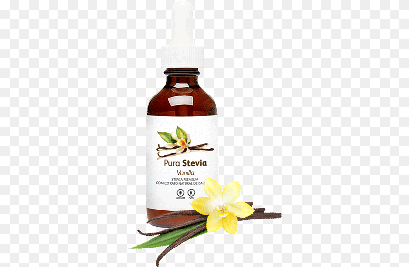 Pura Stevia Vanilla, Herbal, Herbs, Plant, Bottle Clipart PNG
