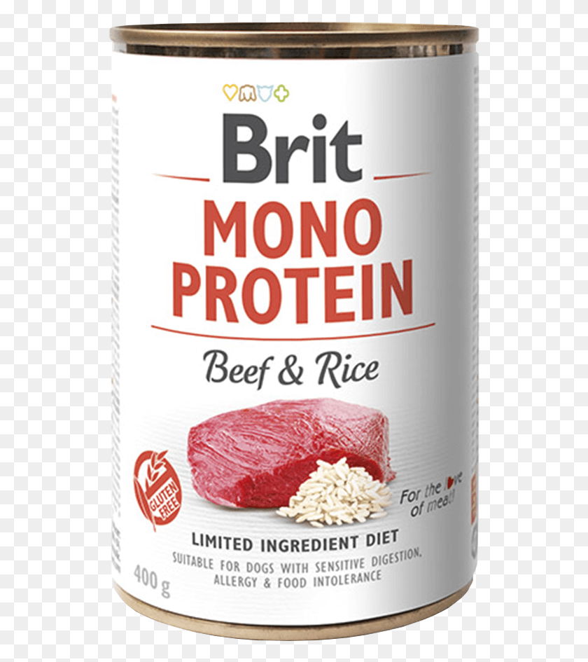 532x885 Pure Beef Protein With Rice Brit Mono Protein Beef, Food, Canned Goods, Can HD PNG Download