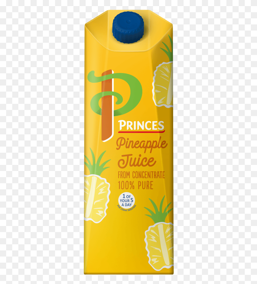 296x870 Pure Pineapple Juice Juicebox, Advertisement, Poster, Flyer HD PNG Download