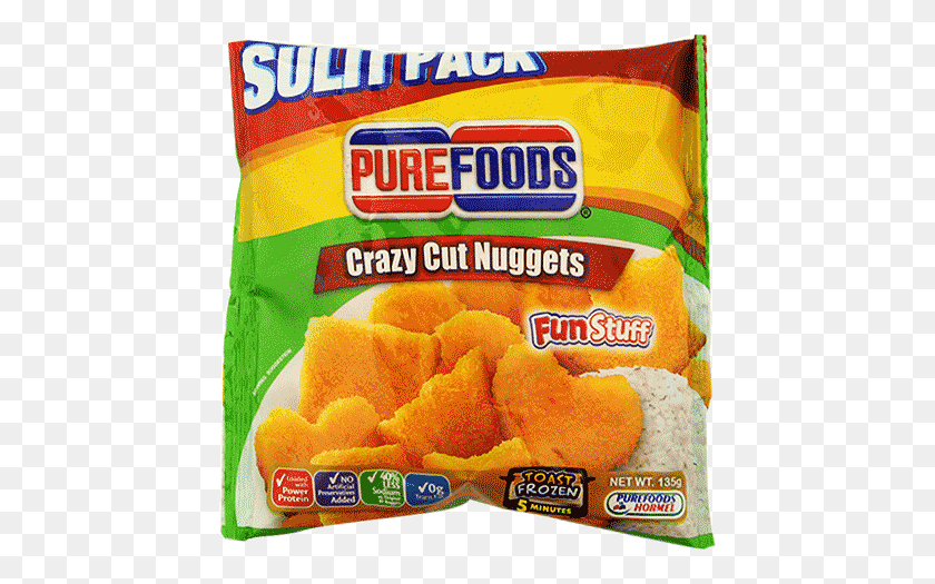 447x465 Purefoods Chicken Fun Nuggets Sulit Pack 135g Purefoods Nuggets Sulit Pack, Food, Fried Chicken, Snack HD PNG Download