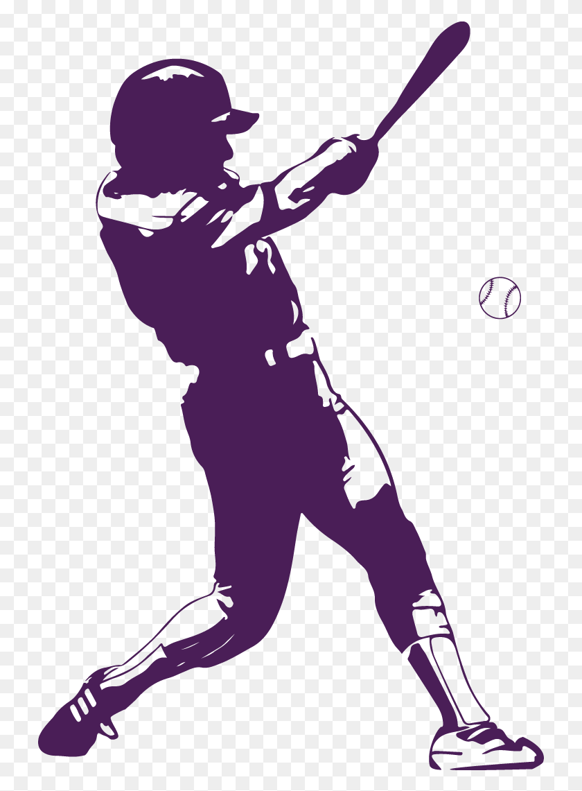 731x1081 Purple Baseball Player Baseball, Person, Human HD PNG Download