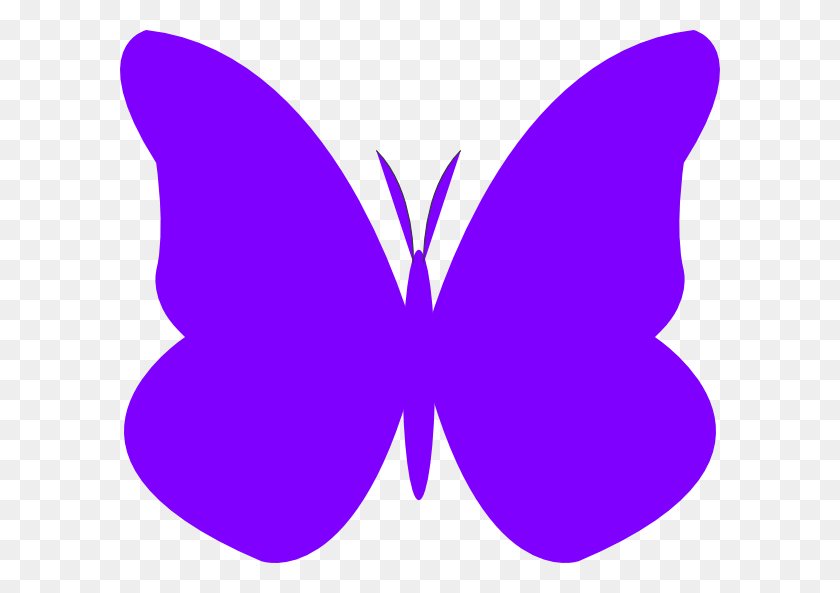 600x533 Purple Butterfly Pink And Purple Butterfly Clipart, Symbol, Pattern, Logo HD PNG Download