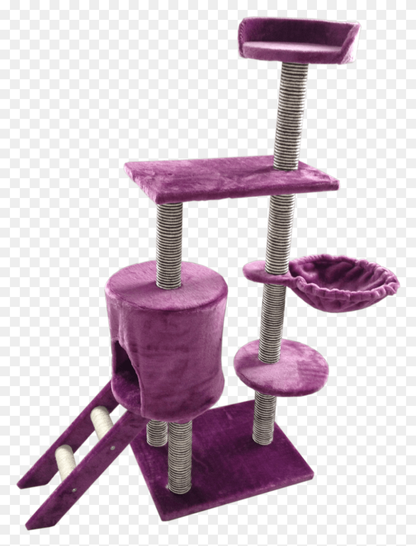 800x1070 Фиолетовый Кот Мебель Стул, Лампа, Инструмент, Зажим Hd Png Скачать