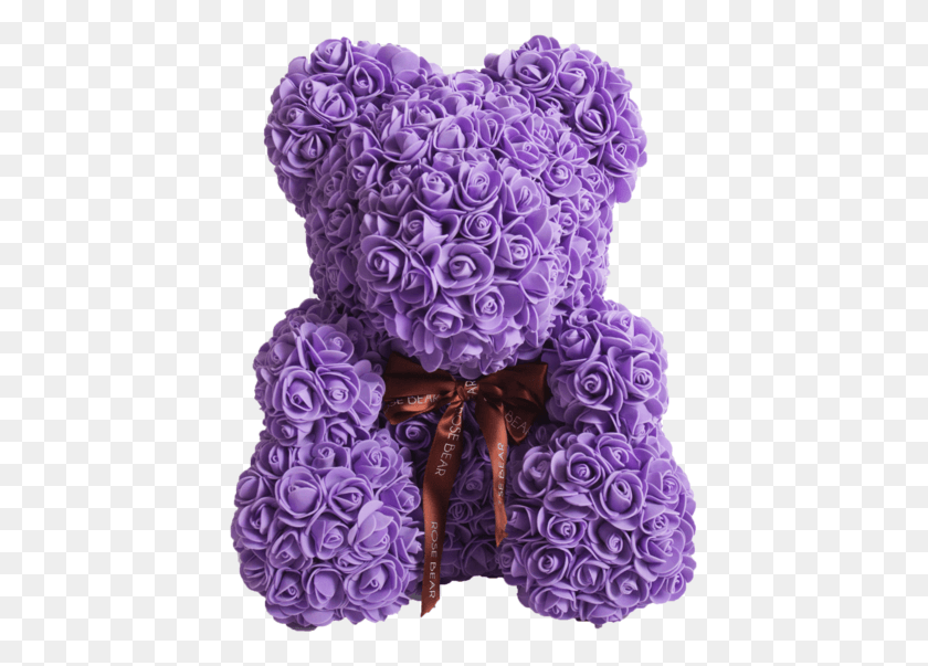 425x543 Purple Classic Rose Bear 40cm Tall Glden Ay, Plant, Flower, Blossom HD PNG Download
