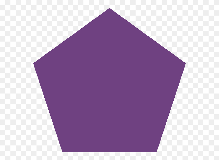 587x556 Фиолетовый Клипарт Пентагон Пентагон Фиолетовый, Треугольник, Ваза Png Скачать
