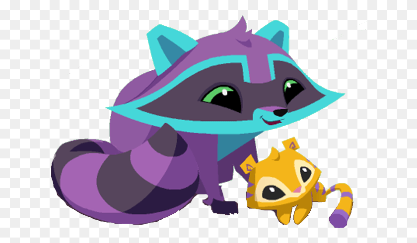 637x431 Purple Clipart Raccoon Animal Jam Raccoon, Graphics, Clothing HD PNG Download