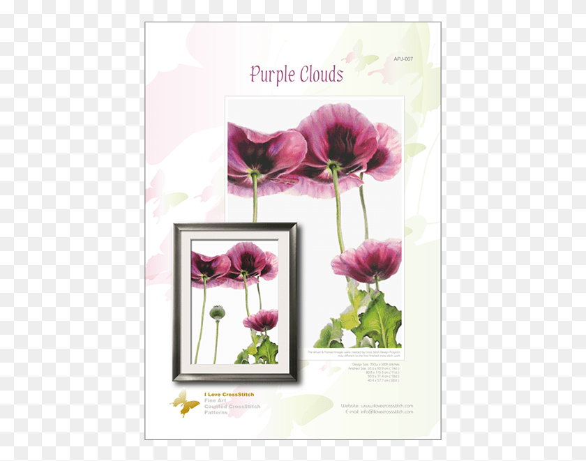 427x601 Purple Clouds 21 84 Prev Tulip, Plant, Flower, Blossom HD PNG Download