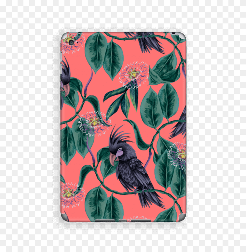 539x800 Фиолетовая Кожа Какаду Ipad Mini Raven, Птица, Животное, Цветочный Дизайн Png Скачать