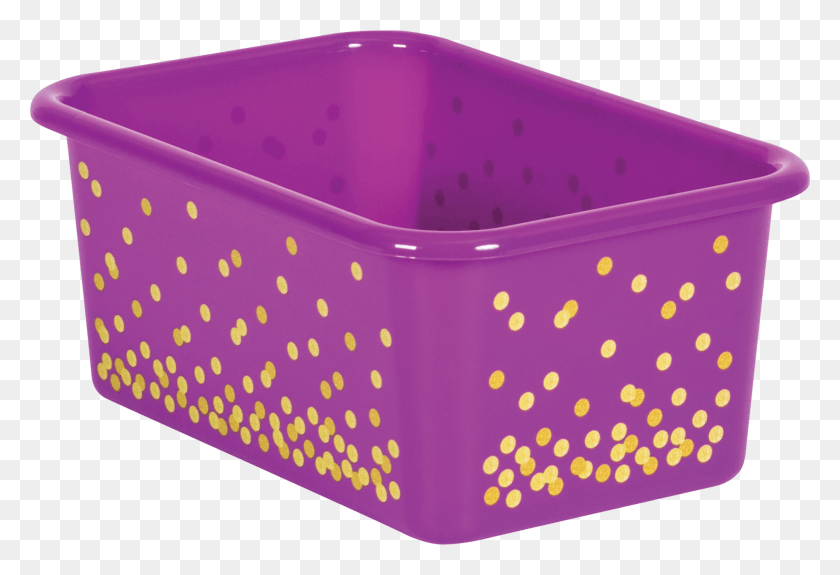2000x1321 Purple Confetti Small Plastic Storage Bin Storage Basket, Jacuzzi, Tub, Hot Tub HD PNG Download