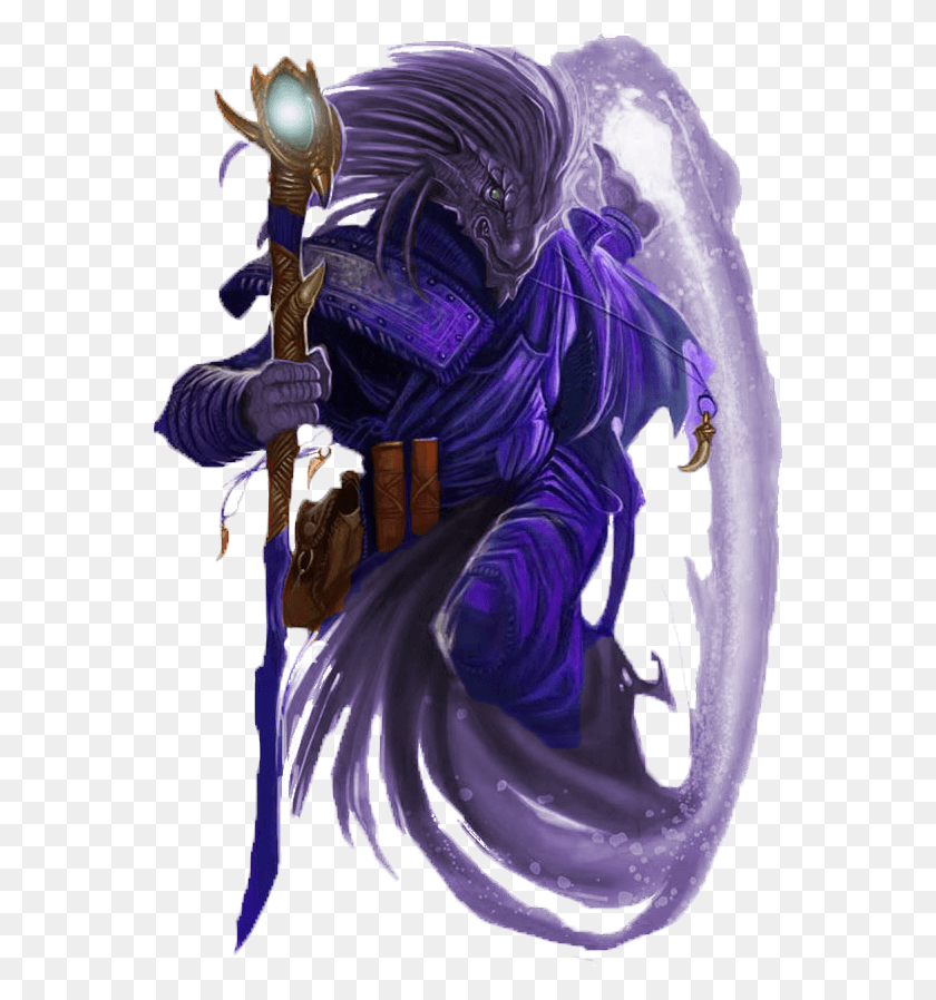 564x838 Purple Dragonborn, Person, Human, World Of Warcraft HD PNG Download