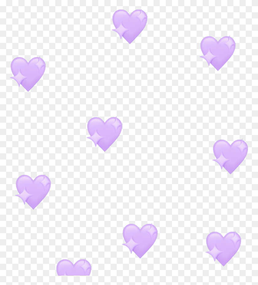 782x872 Фиолетовый Emoji Emojis Aesthetics Aesthetic Aesthetictumblr Сердце, Бумага Hd Png Скачать
