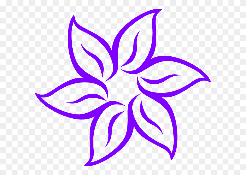 600x536 Descargar Png Flor Púrpura 12 Svg Clip Arts 600 X 536 Px, Logotipo, Símbolo, Marca Registrada Hd Png