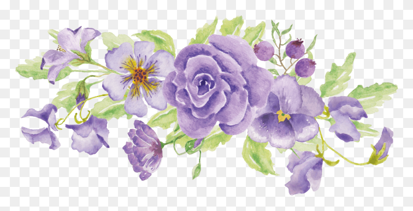 2149x1017 Фиолетовый Цветок Эстетика, Герань, Цветок, Растение Hd Png Скачать