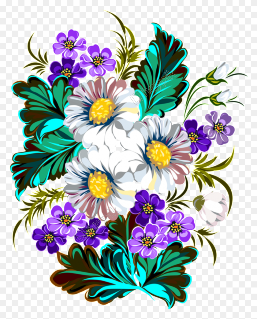 1025x1293 Фиолетовый Цветок Клипарт Цветок Хризантемы, Графика, Цветочный Дизайн Hd Png Download