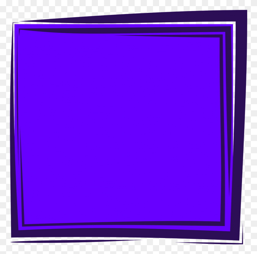 1173x1157 Purple Frame Frame Background Image, Monitor, Screen, Electronics Descargar Hd Png