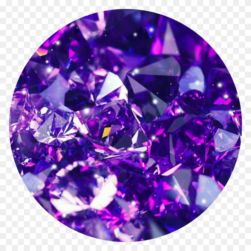 1024x1024 Purple Gems Purple Gems, Diamond, Gemstone, Jewelry Descargar Hd Png