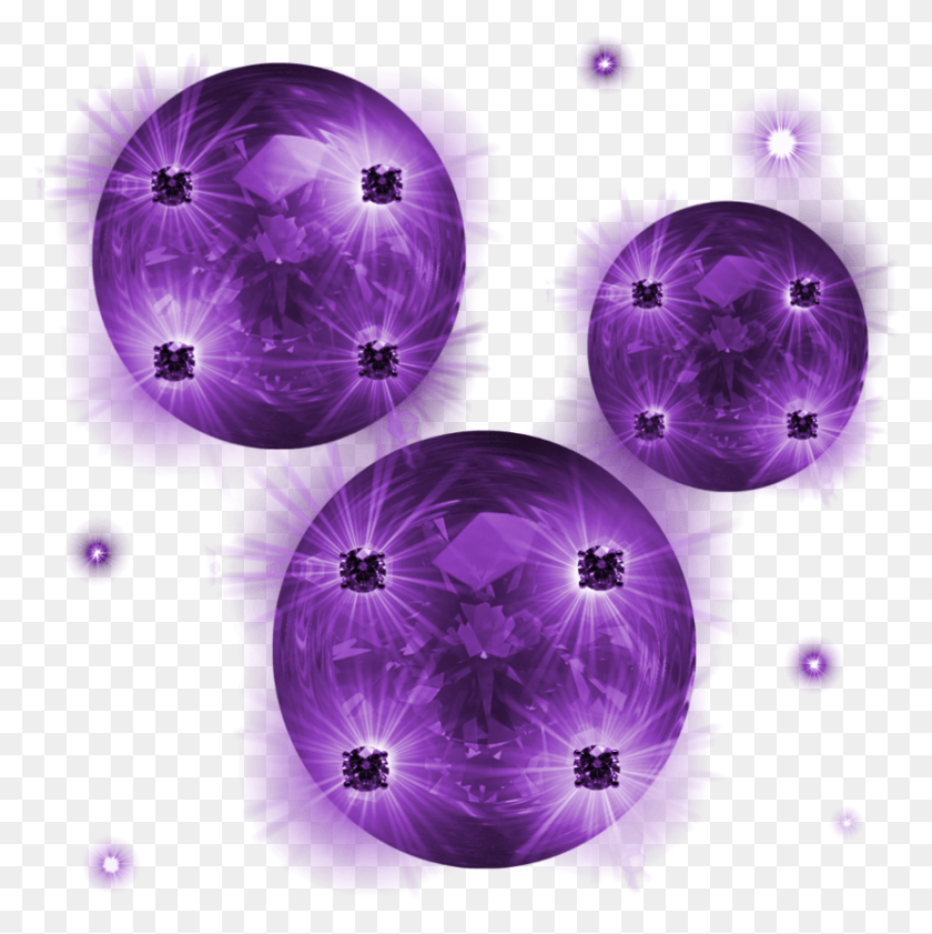 831x833 Descargar Png / Globos Púrpuras Esfera, Gráficos, Patrón Hd Png
