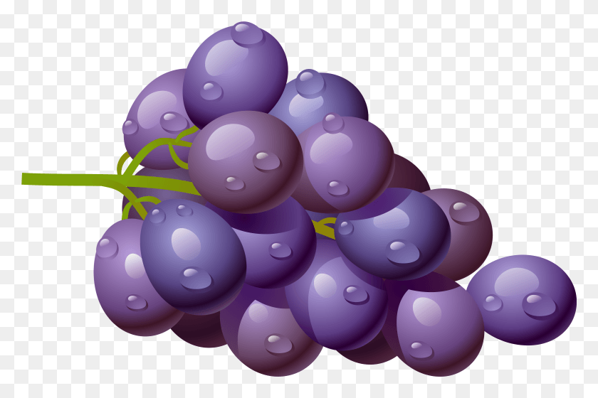 3116x2000 Фиолетовый Виноград Клипарт, Растение, Фрукты, Еда Hd Png Скачать