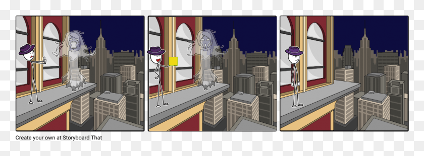 1145x368 Purple Hat Henry Storyboard For A Joke, Building, Metropolis, City HD PNG Download