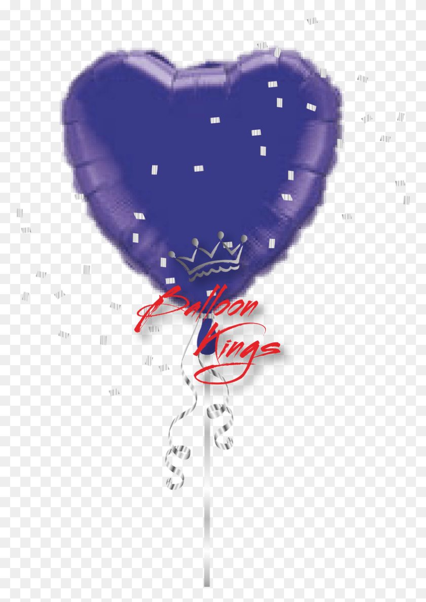 783x1132 Пурпурное Сердце Сердце, Воздушный Шар, Шар Hd Png Скачать
