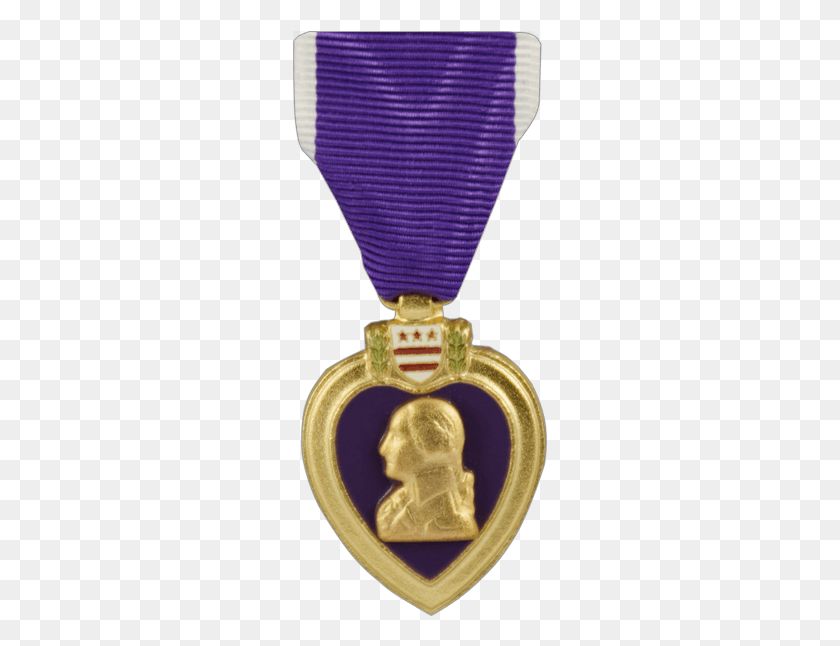 255x586 Пурпурное Сердце Медаль, Золото, Трофей, Мороженое Hd Png Скачать