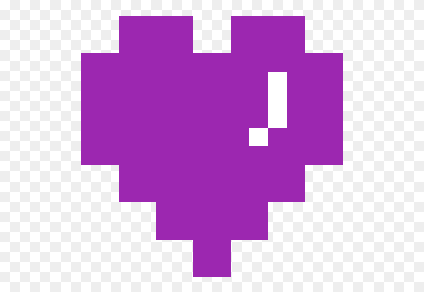 519x519 Пурпурное Сердце Minecraft Herz Прозрачный, Pac Man, Первая Помощь, Подушка Hd Png Скачать