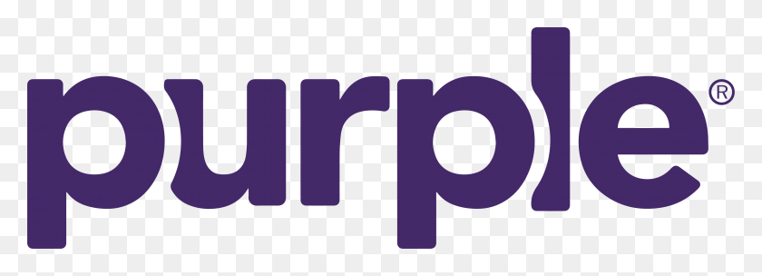 5516x1728 Purple Logo Purple Mattress Logo, Symbol, Trademark, Word Descargar Hd Png
