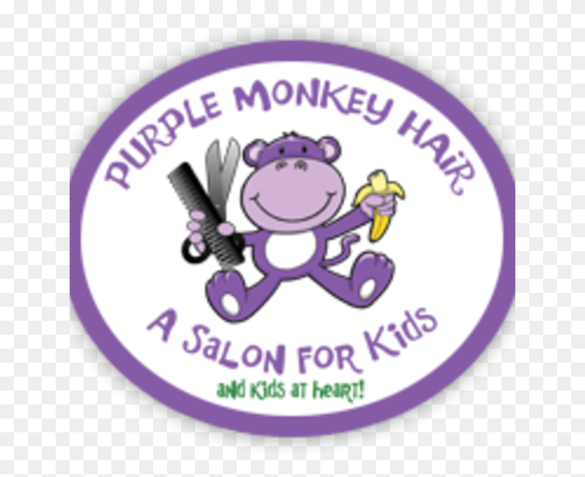 641x624 Purple Monkey Hair Tiburon Ca Logo Cartoon, Text, Label, Symbol HD PNG Download